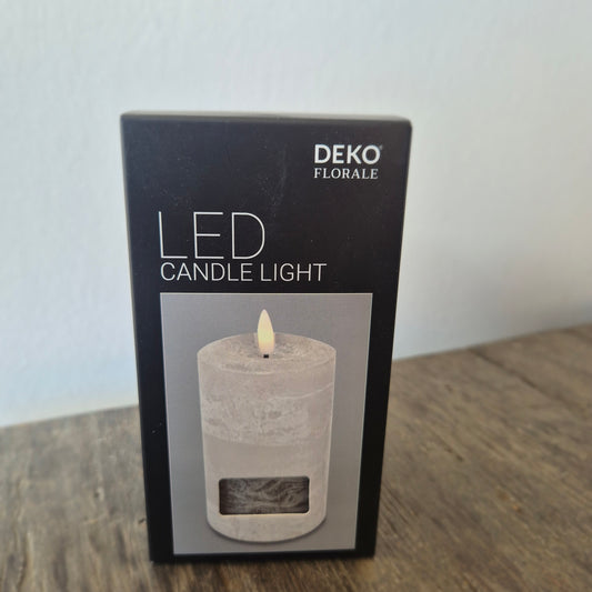 Led kaars - Grey