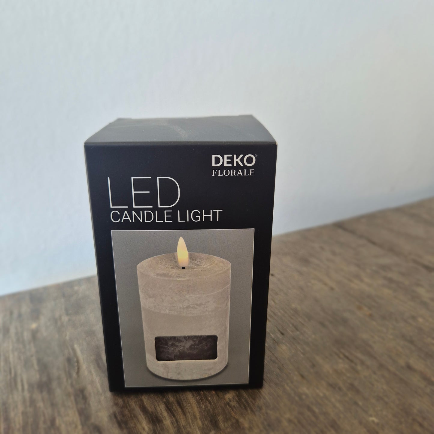 Led kaars - Cool grey